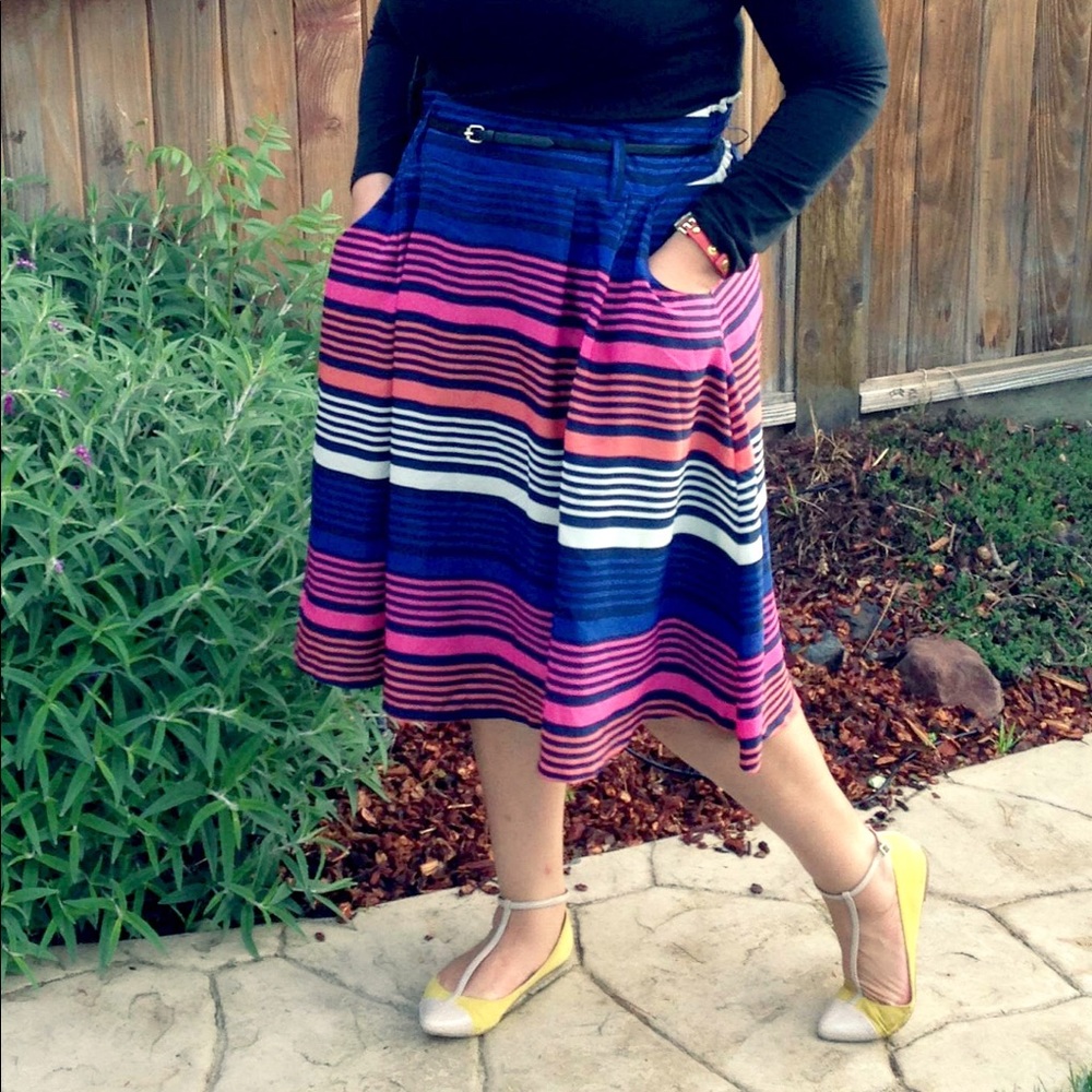 Old Navy Striped Skirt
